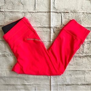 Athleta pink neon leggings